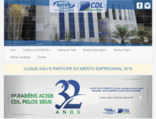 Tablet Screenshot of cdlacisb.com.br